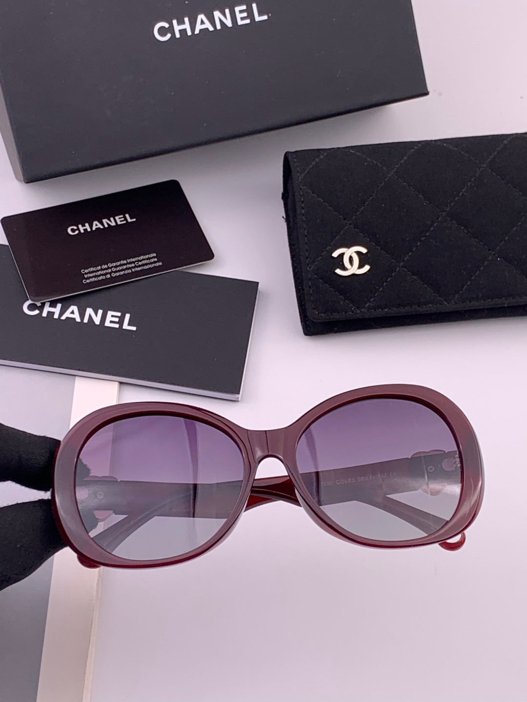 Chanel CH6788 Polarized Oversized Gold Lens Sunglasses for Men & Wome - 357982 - detail image 4