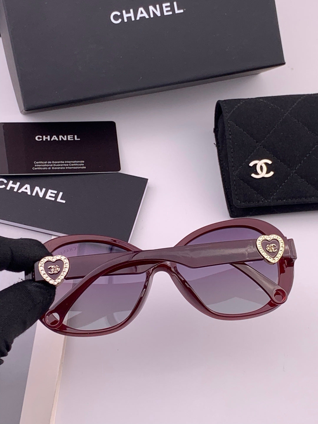 Chanel CH6788 Polarized Oversized Gold Lens Sunglasses for Men & Wome - 357982 - detail image 2