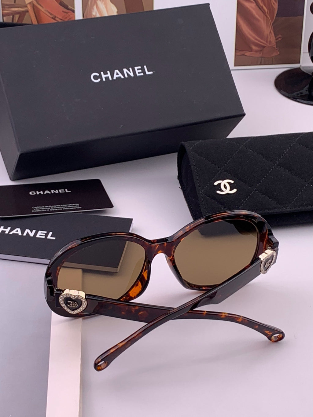Chanel CH6788 Polarized Oversized Black Lens Sunglasses for Men & Wom - 357984 - detail image 5