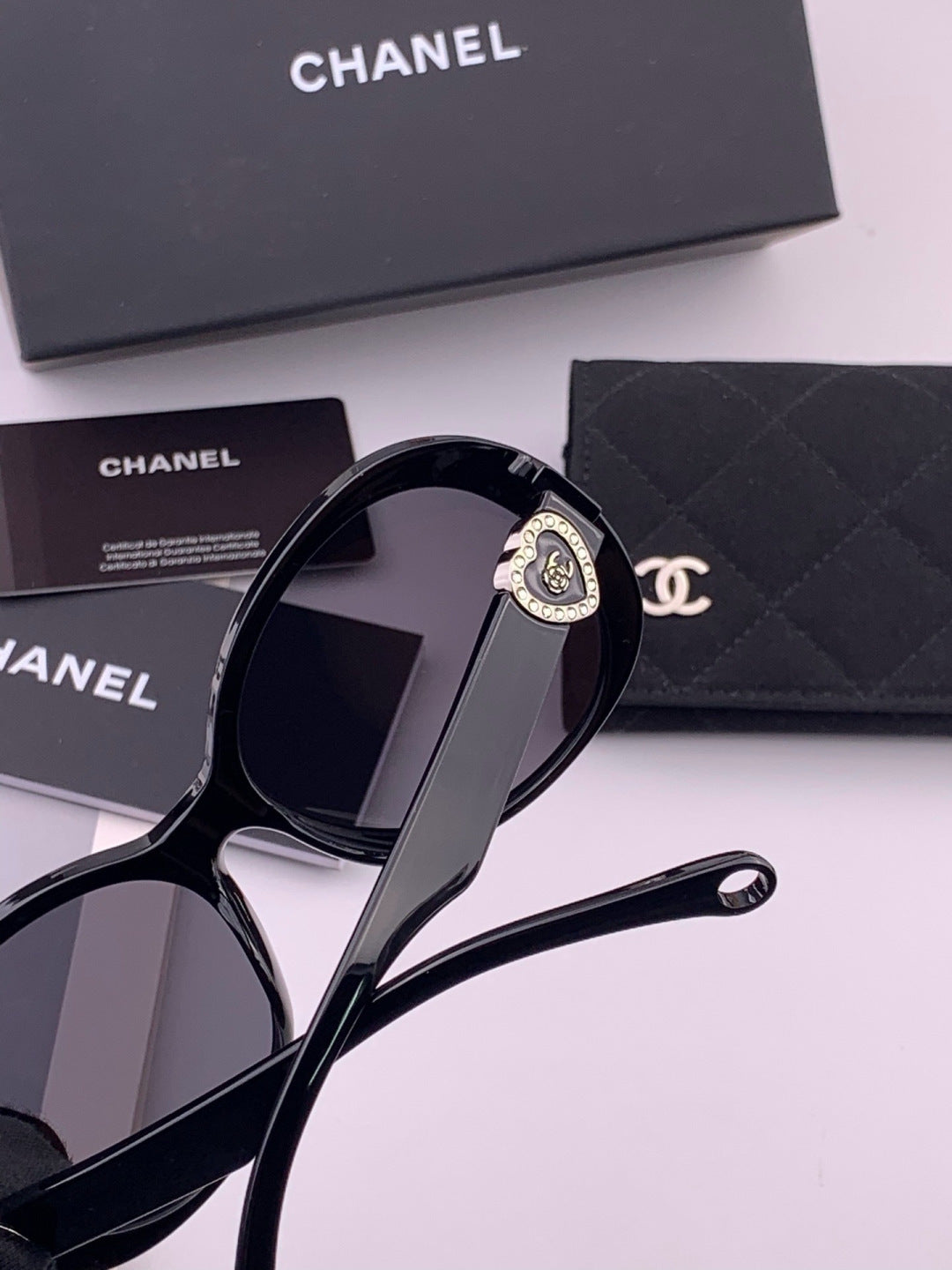 Chanel CH6788 Polarized Oversized Black Lens Sunglasses for Men & Wom - 357983 - detail image 4