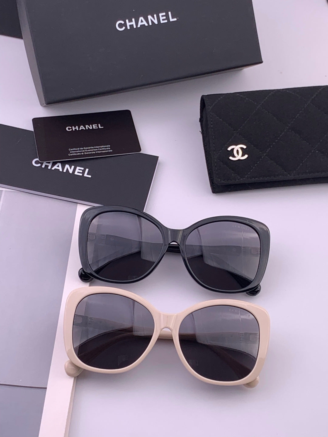 Chanel CH4907 Polarized Square Black Lens Sunglasses for Women - detail image 8