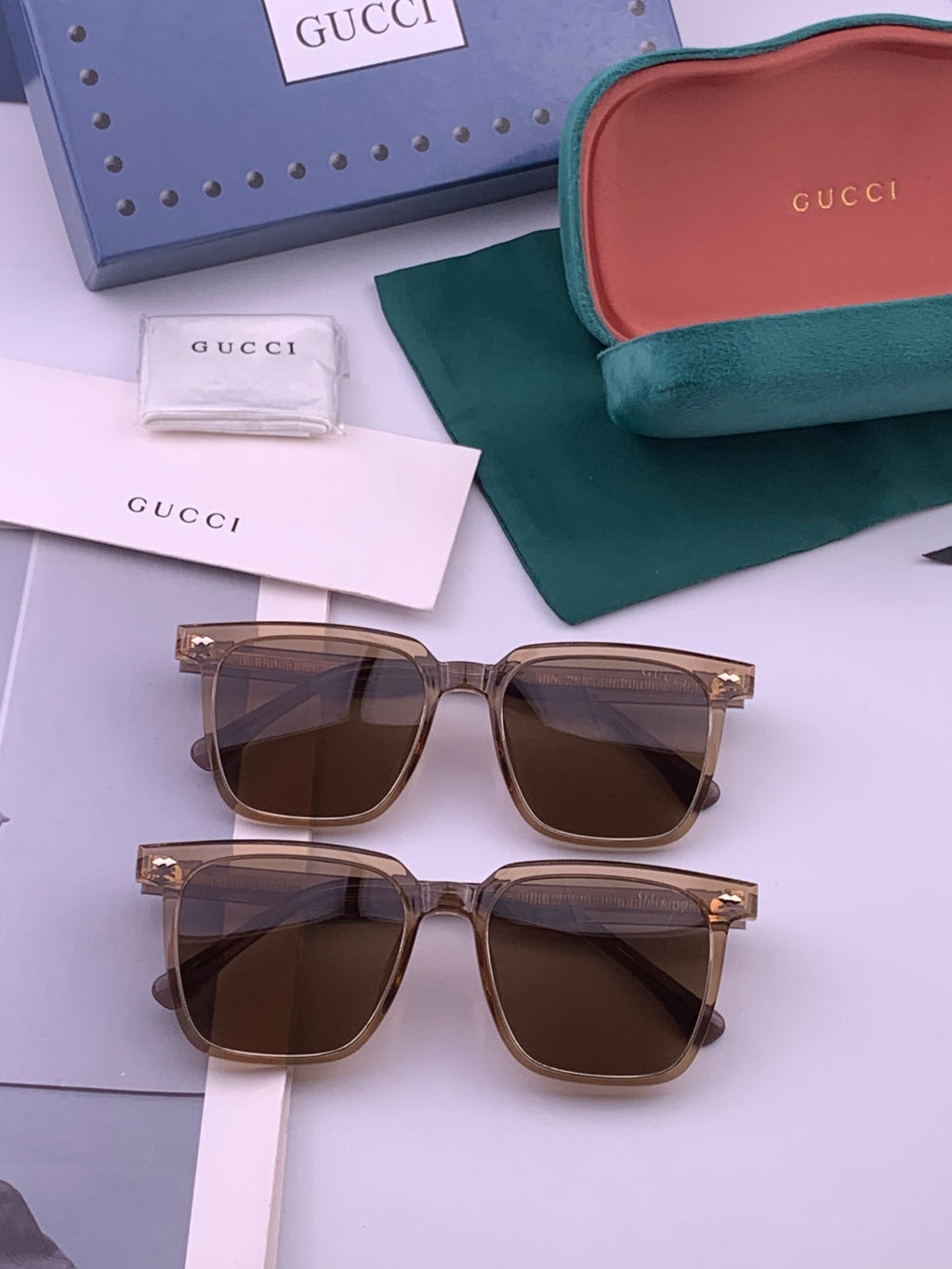 Gucci G0514 Square Brown Lens Sunglasses for Men & Women - 357881 - detail image 7