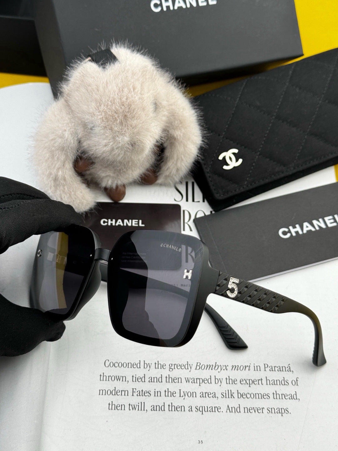 Chanel CH2305 Fashion Black Lens Sunglasses for Men & Women - 358156