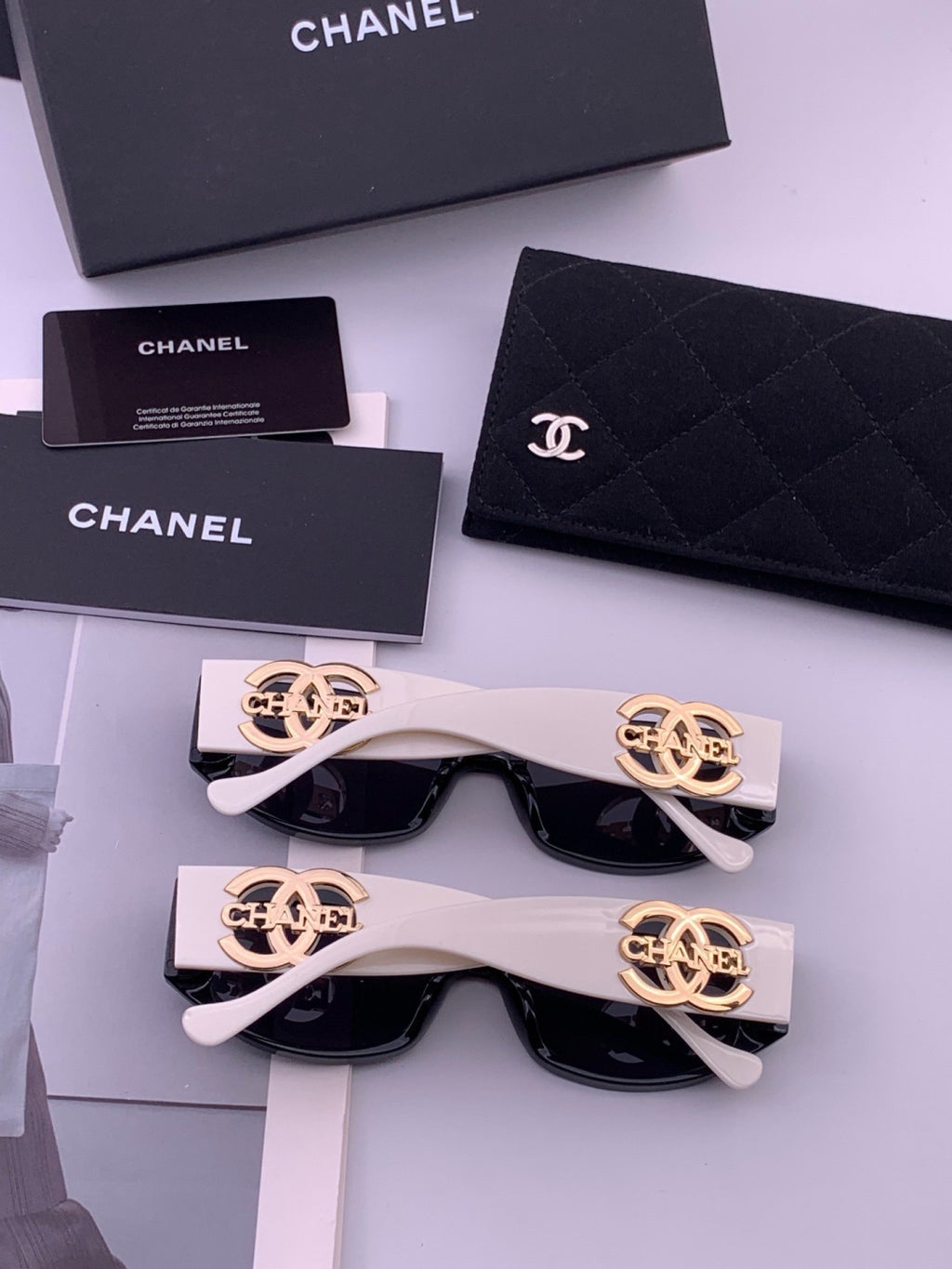 Chanel CH9231 Polarized Square Brown Lens Sunglasses for Men & Women - detail image 5