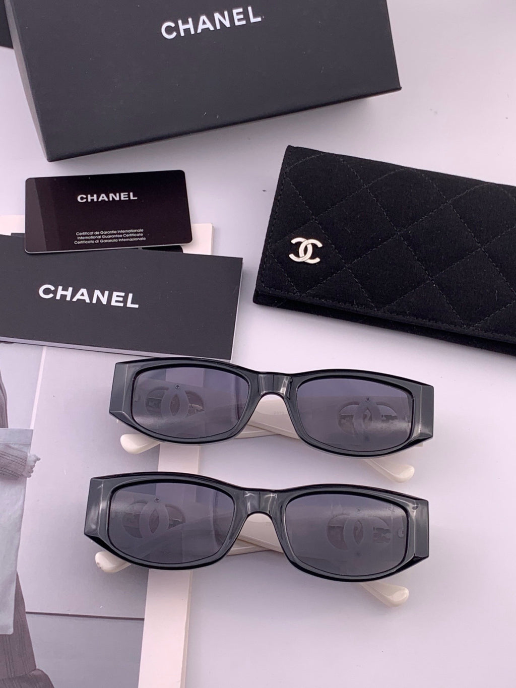 Chanel CH9231 Polarized Square Brown Lens Sunglasses for Men & Women - detail image 6