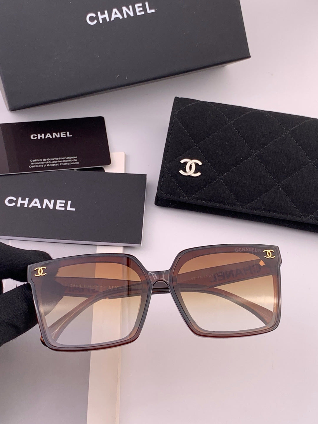 Chanel CH86901 Square Brown Lens Sunglasses for Men & Women - 358057 - detail image 2