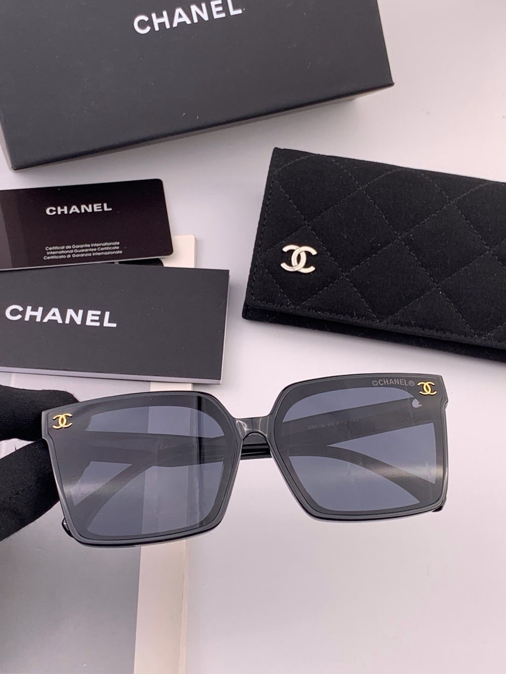 Chanel CH86901 Square Brown Lens Sunglasses for Men & Women - 358057