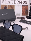 Chanel CH84022 Oversized Gold Lens Sunglasses for Men & Women - 358059