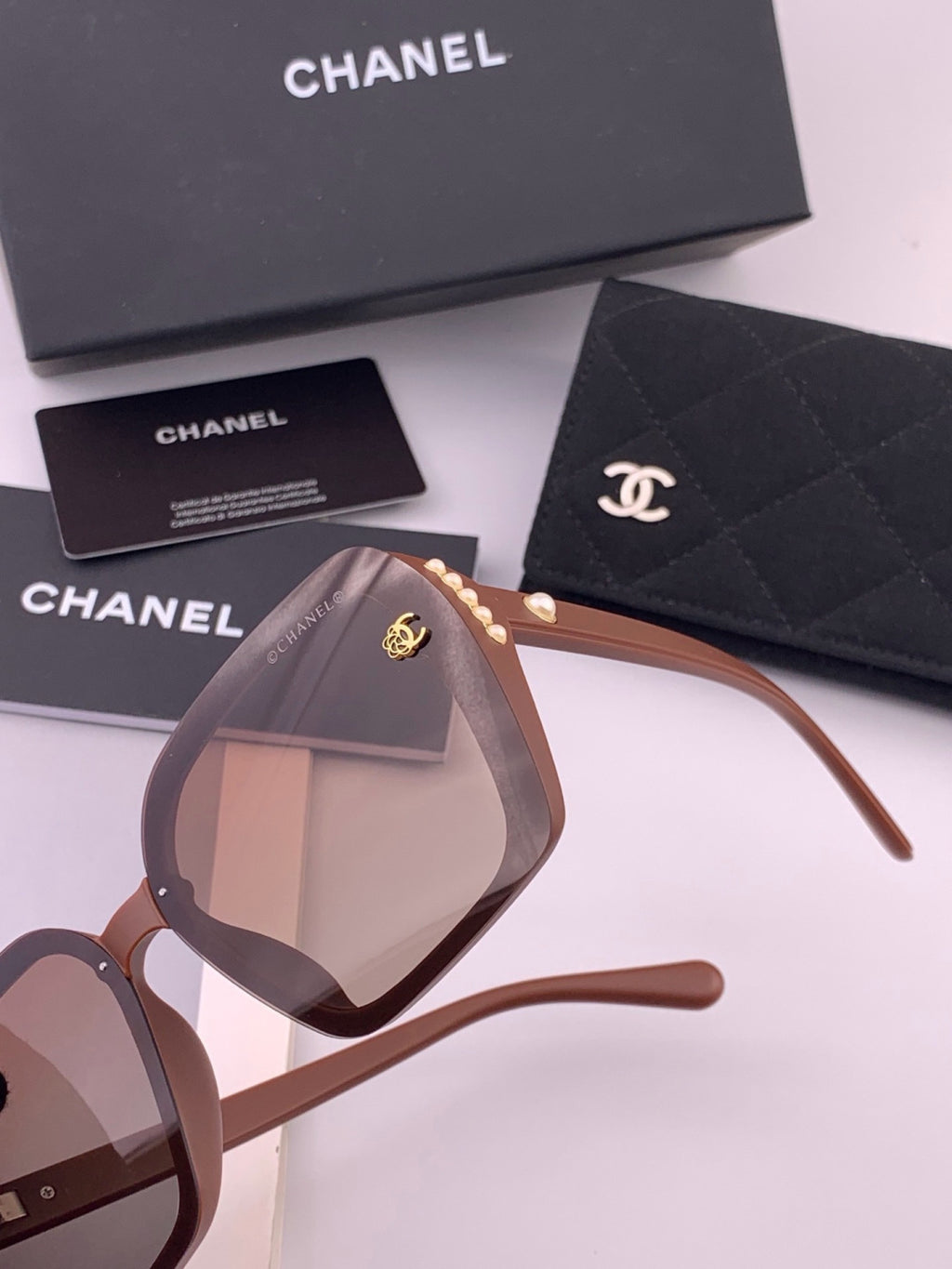 Chanel CH6994 Polarized Oversized Brown Lens Sunglasses for Men & Wom - 358060 - detail image 2