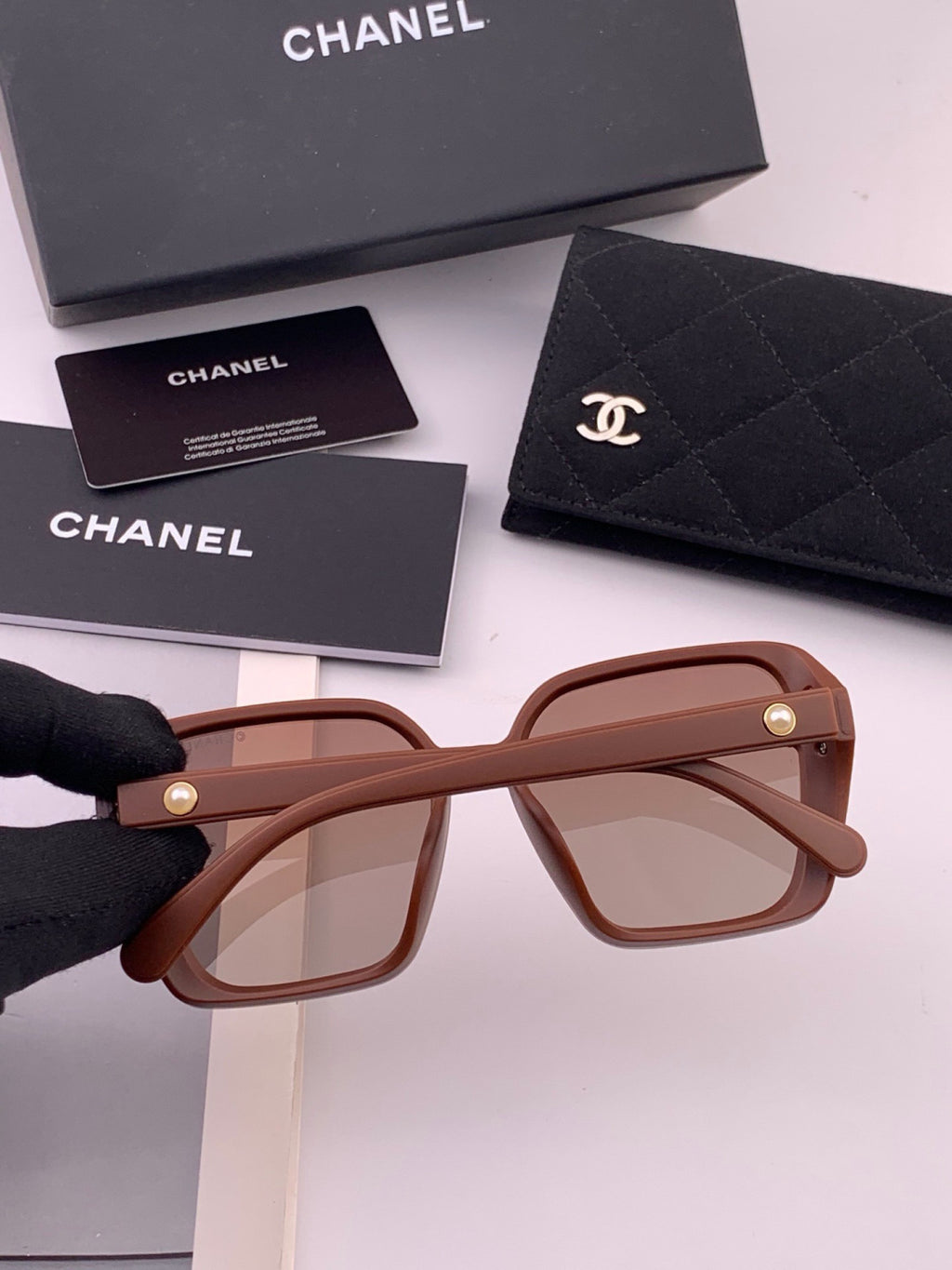 Chanel CH6994 Polarized Oversized Brown Lens Sunglasses for Men & Wom - 358060 - detail image 3