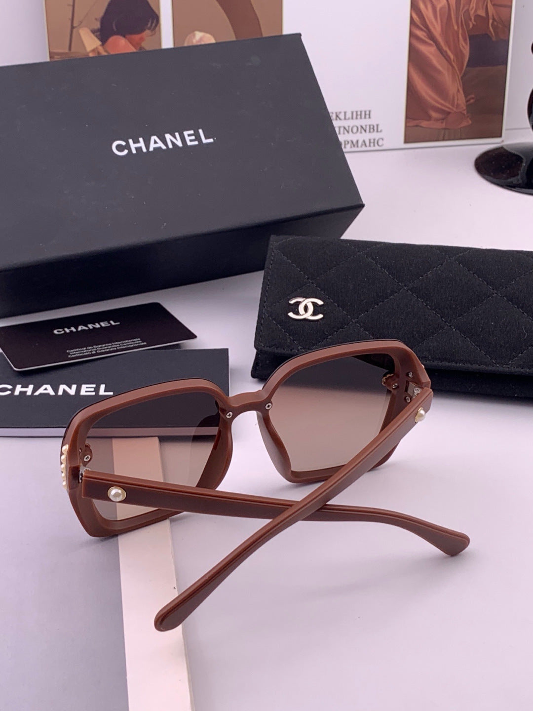 Chanel CH6994 Polarized Oversized Brown Lens Sunglasses for Men & Wom - 358060 - detail image 5