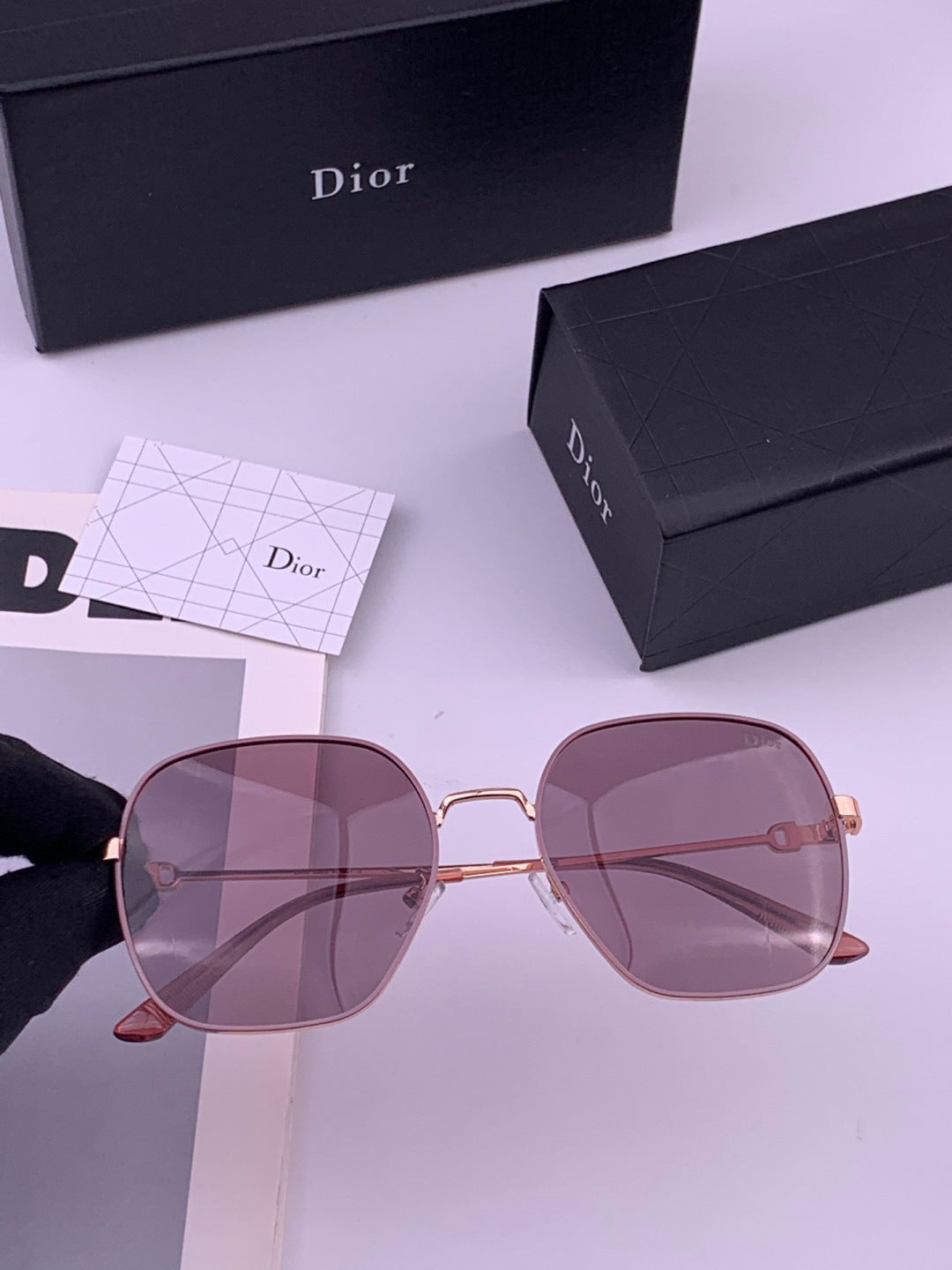 Dior CD2303 Fashion Gold Lens Sunglasses for Men & Women