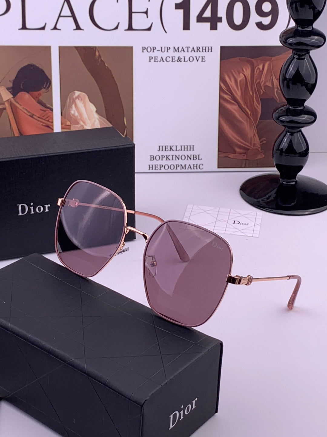 Dior CD2303 Fashion Gold Lens Sunglasses for Men & Women - detail image 2