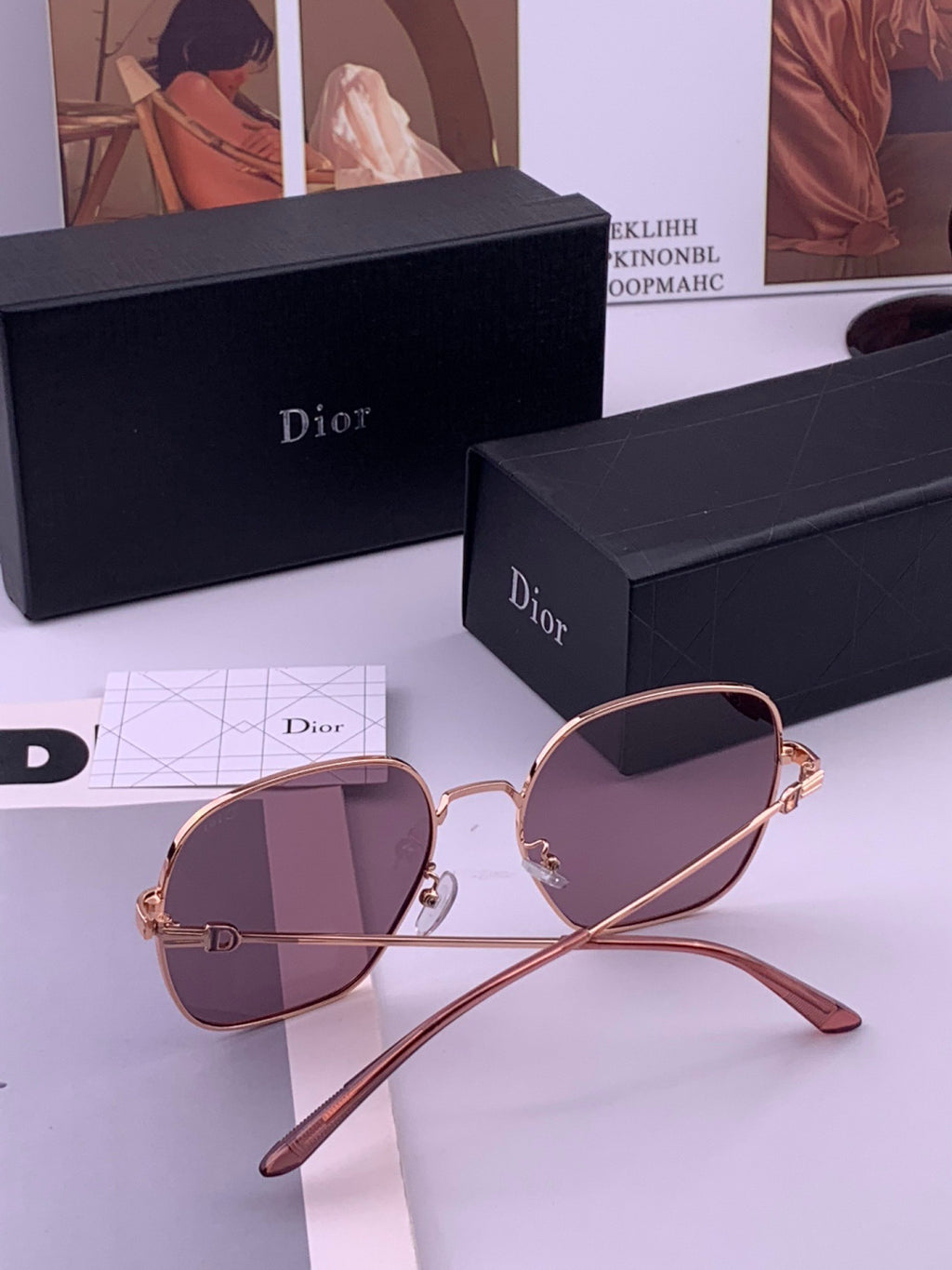 Dior CD2303 Fashion Gold Lens Sunglasses for Men & Women - detail image 4