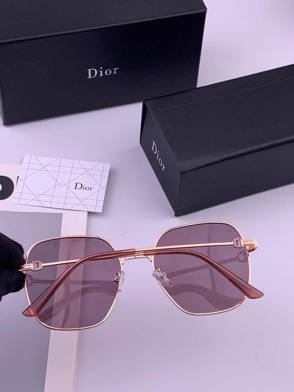 Dior CD2303 Fashion Gold Lens Sunglasses for Men & Women - detail image 5