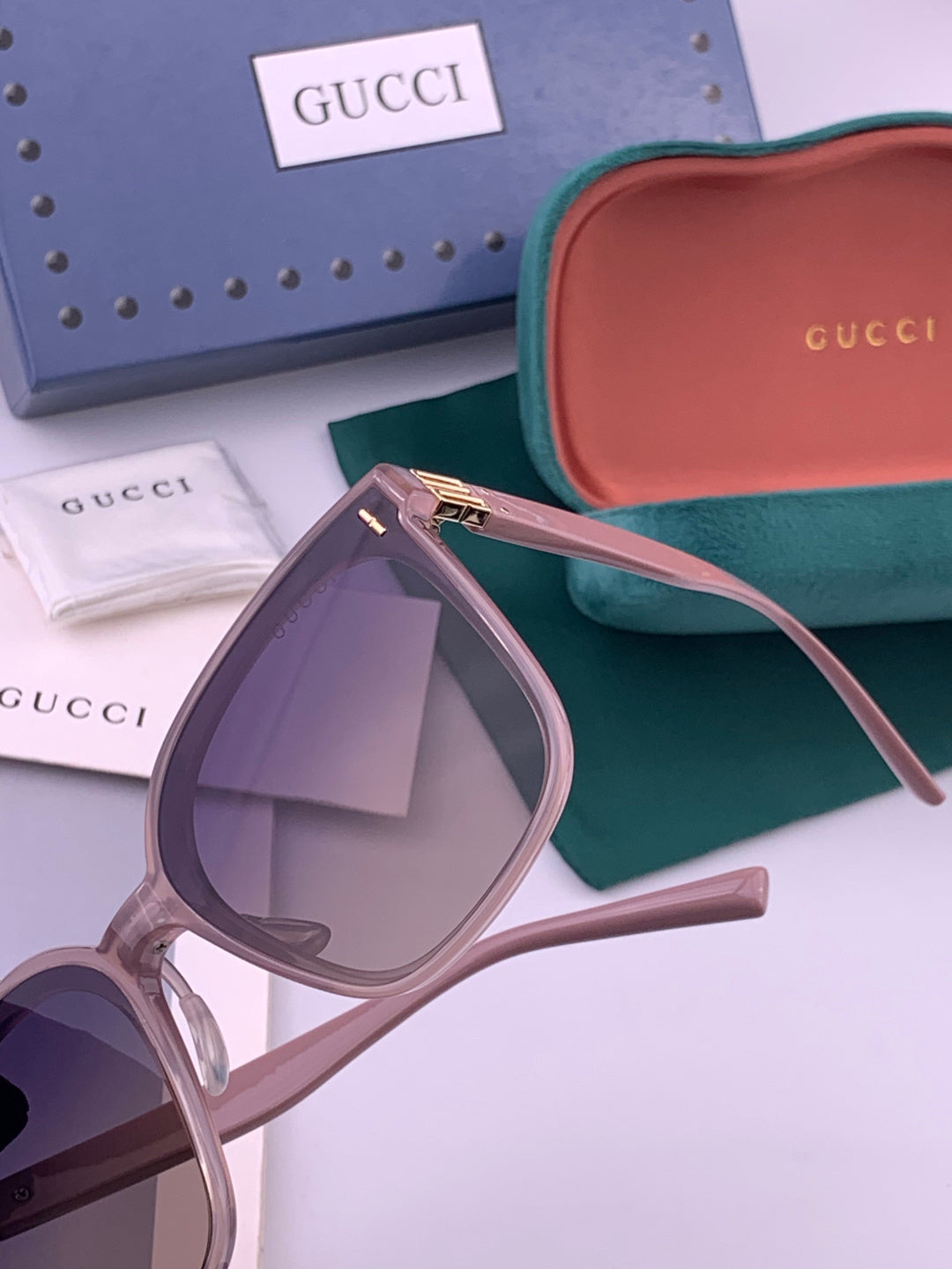 Gucci G60 Polarized Square Brown Lens Sunglasses for Men & Women - 357857 - detail image 3
