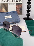 Gucci G2322 Polarized Round Red Lens Sunglasses for Men & Women - 357821