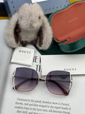 Gucci G1641 Polarized Rimless Gold Lens Sunglasses for Men & Women - 357823