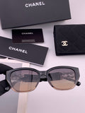 Chanel CH8754 Polarized Fashion Black Lens Sunglasses for Men & Women - 358054