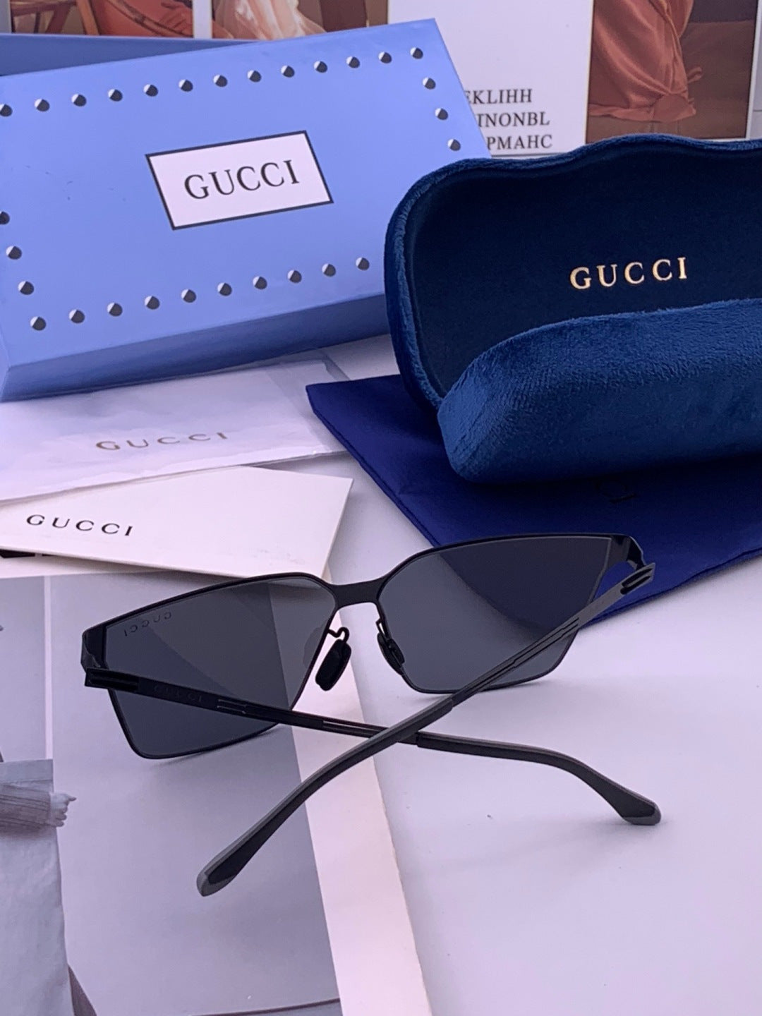 Gucci G7882 Polarized Fashion Orange Lens Sunglasses for Men & Women - 357831 - detail image 6