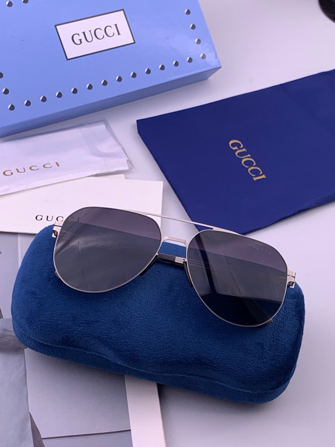 Gucci G139 Fashion Orange Lens Sunglasses for Men & Women - 357834 - detail image 4