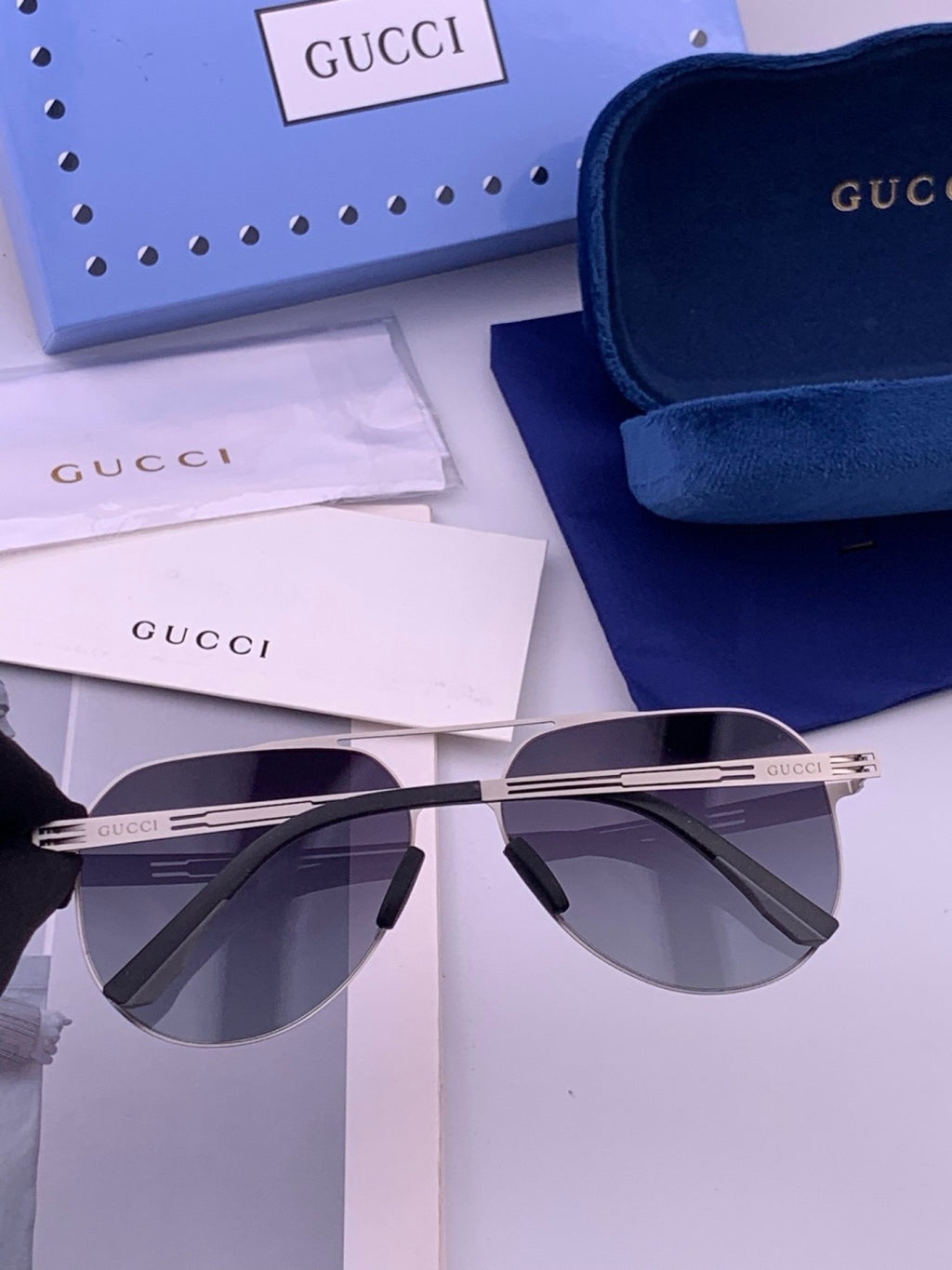 Gucci G139 Fashion Orange Lens Sunglasses for Men & Women - 357834 - detail image 6