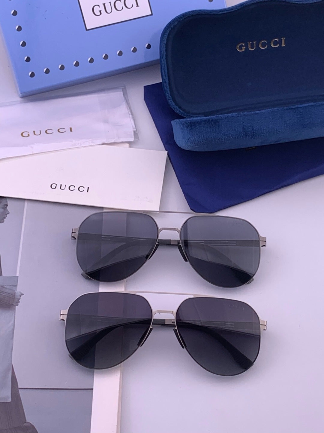 Gucci G139 Fashion Orange Lens Sunglasses for Men & Women - 357835 - detail image 7