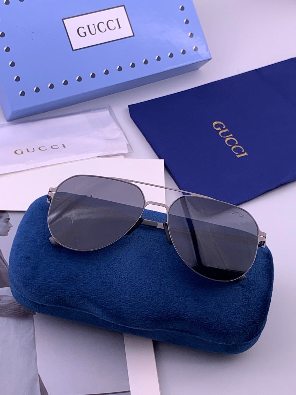 Gucci G139 Fashion Orange Lens Sunglasses for Men & Women - 357835 - detail image 6