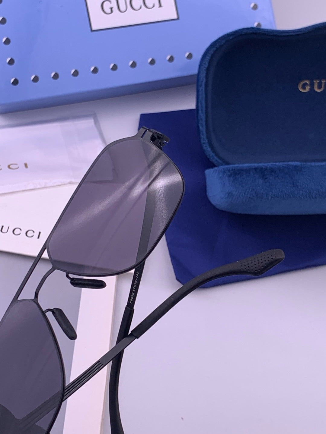 Gucci G0862 Fashion Gold Lens Sunglasses for Men & Women - 357838 - detail image 5