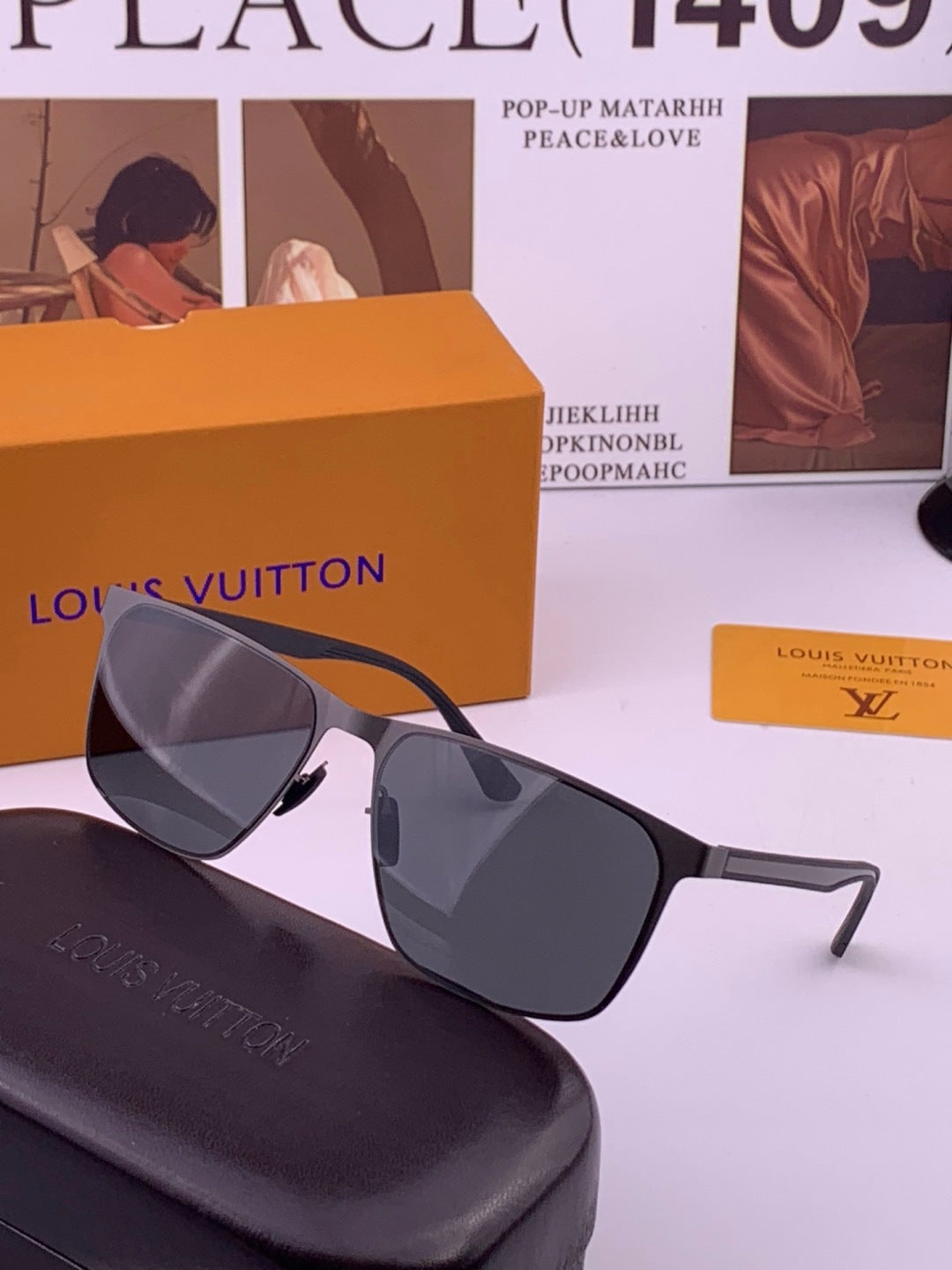 Louis Vuitton L216 Fashion Brown Lens Sunglasses for Men & Women - 357639 - detail image 2