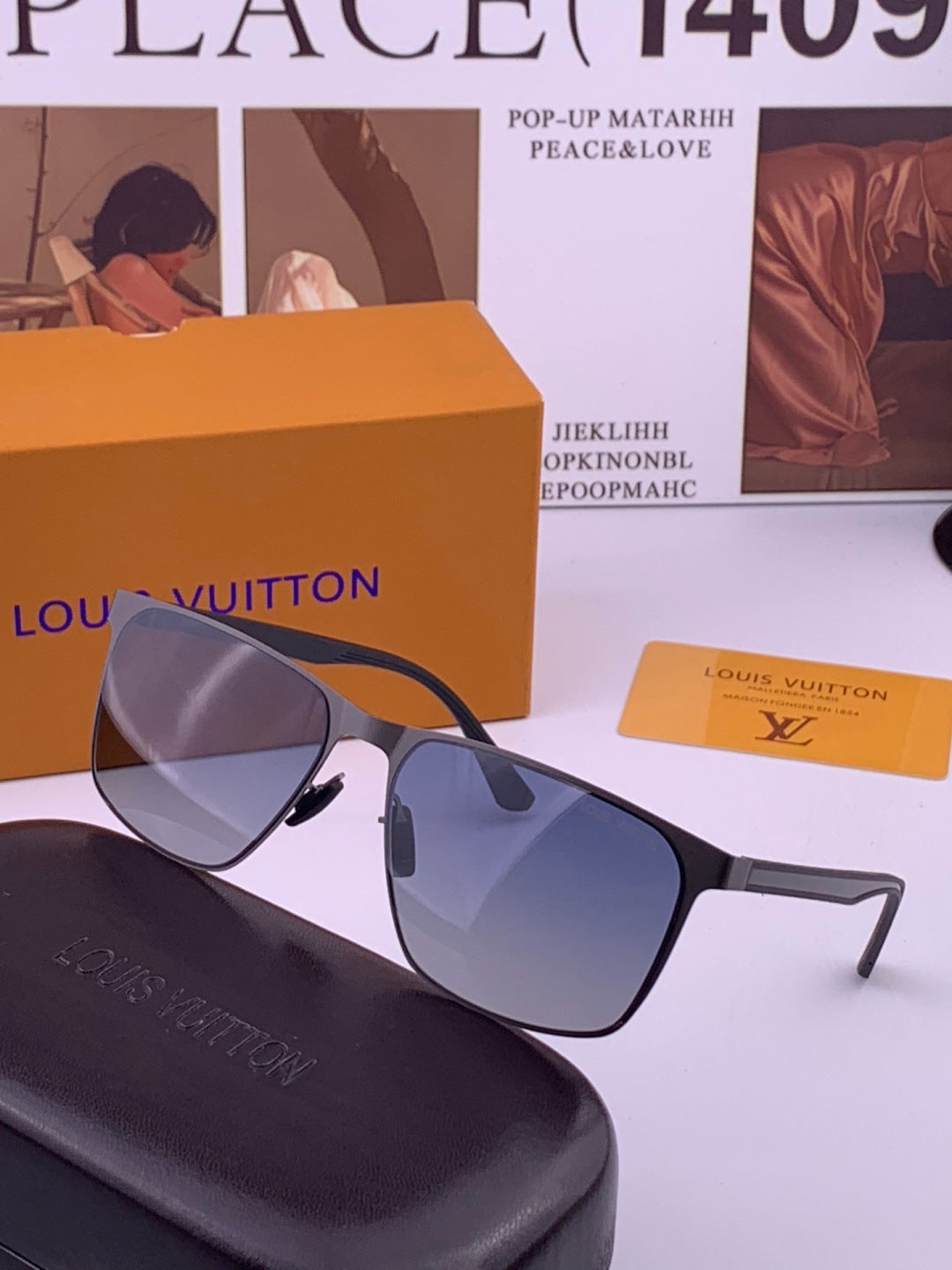 Louis Vuitton L216 Fashion Gold Lens Sunglasses for Men & Women - 357640 - detail image 2