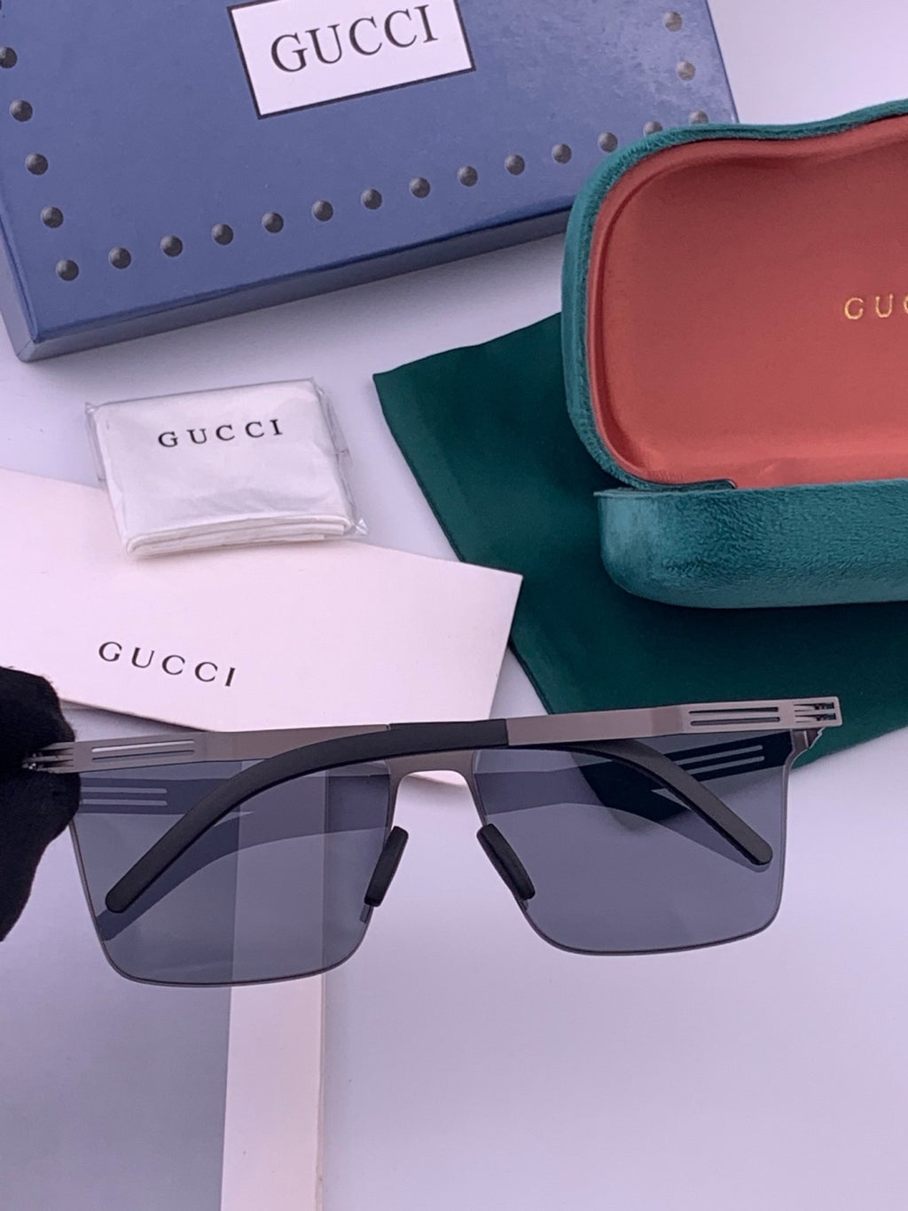 Gucci G188 Fashion Brown Lens Sunglasses for Men & Women - detail image 5