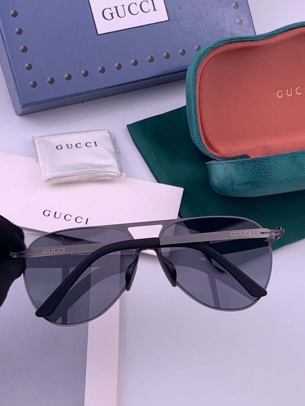 Gucci G5731 Fashion Gold Lens Sunglasses for Men & Women - detail image 6