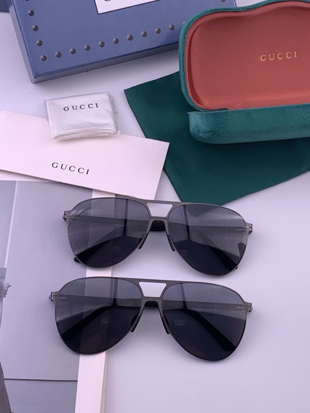 Gucci G5731 Fashion Gold Lens Sunglasses for Men & Women - detail image 7