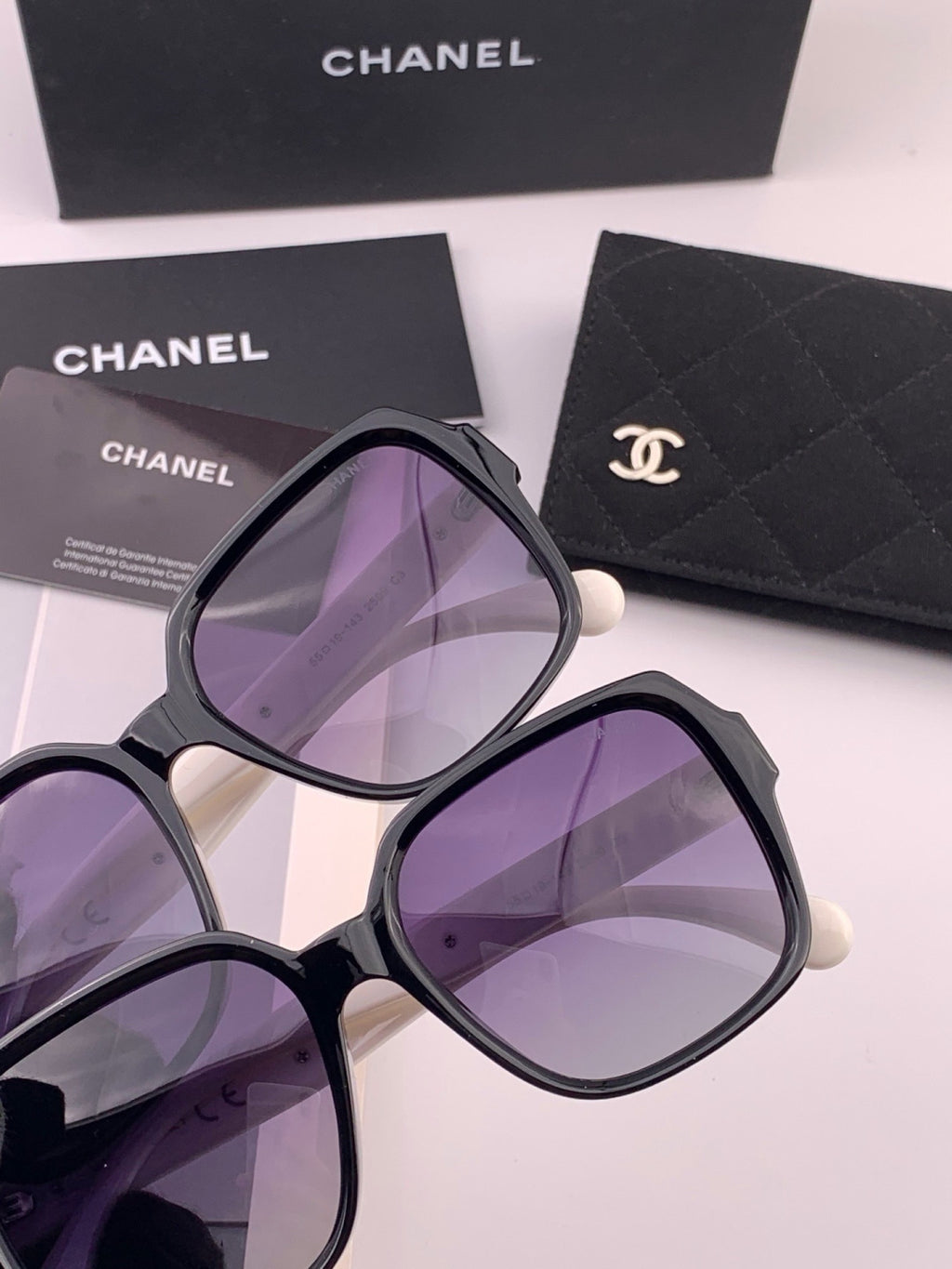 Chanel CH9250 Polarized Square Brown Lens Sunglasses for Women - 358049 - detail image 3