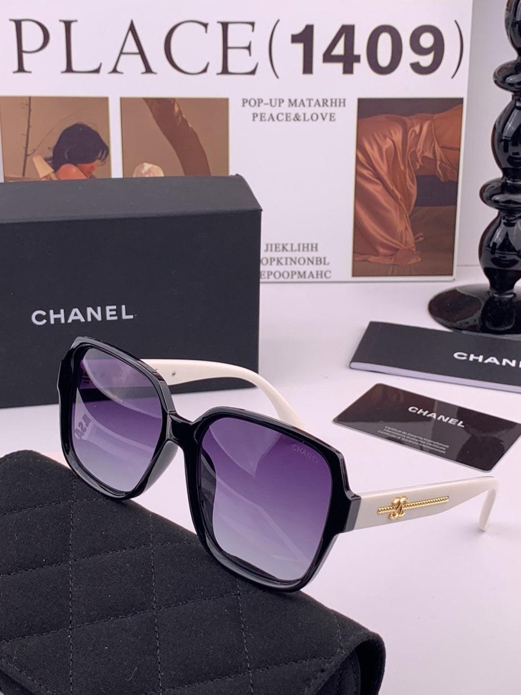 Chanel CH9250 Polarized Square Brown Lens Sunglasses for Women - 358049