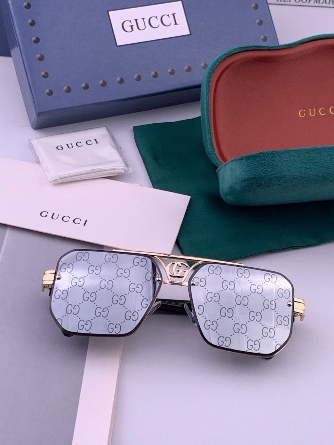 Gucci G21746 Aviator Black Lens Sunglasses for Men & Women - 357802 - detail image 7