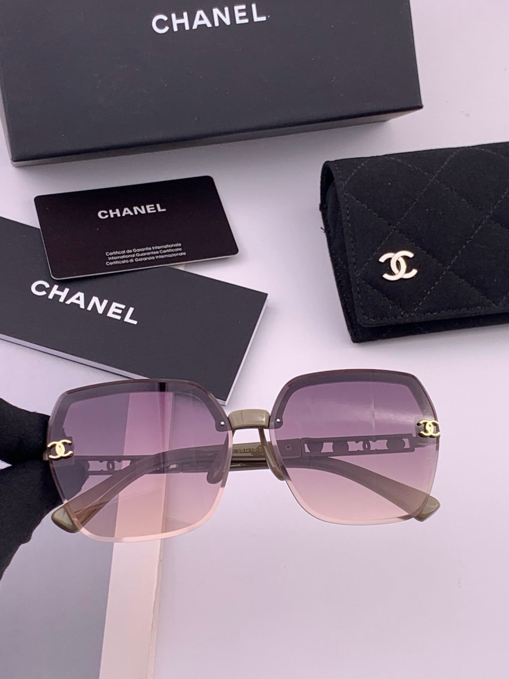 Chanel CH67000 Fashion Purple Lens Sunglasses for Men & Women - 358050