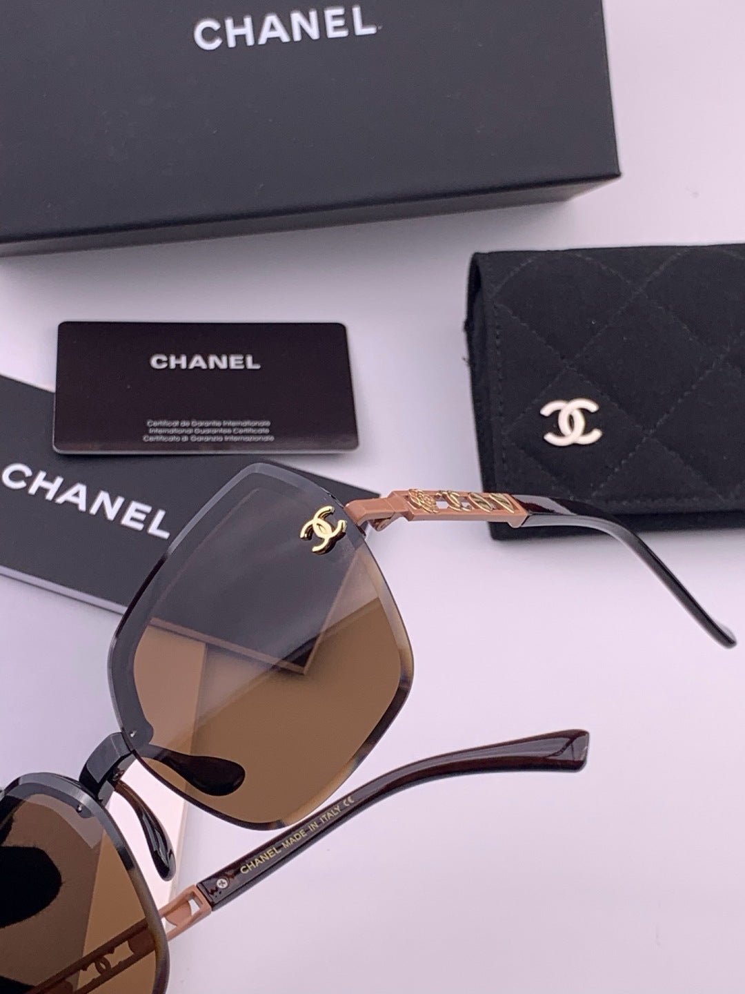 Chanel CH67000 Fashion Black Lens Sunglasses for Men & Women - 358052 - detail image 2