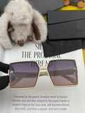 Dior CD2682 Polarized Square Gold Lens Sunglasses for Women