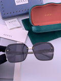 Gucci G0772 Polarized Square Gold Lens Sunglasses for Women - 357805