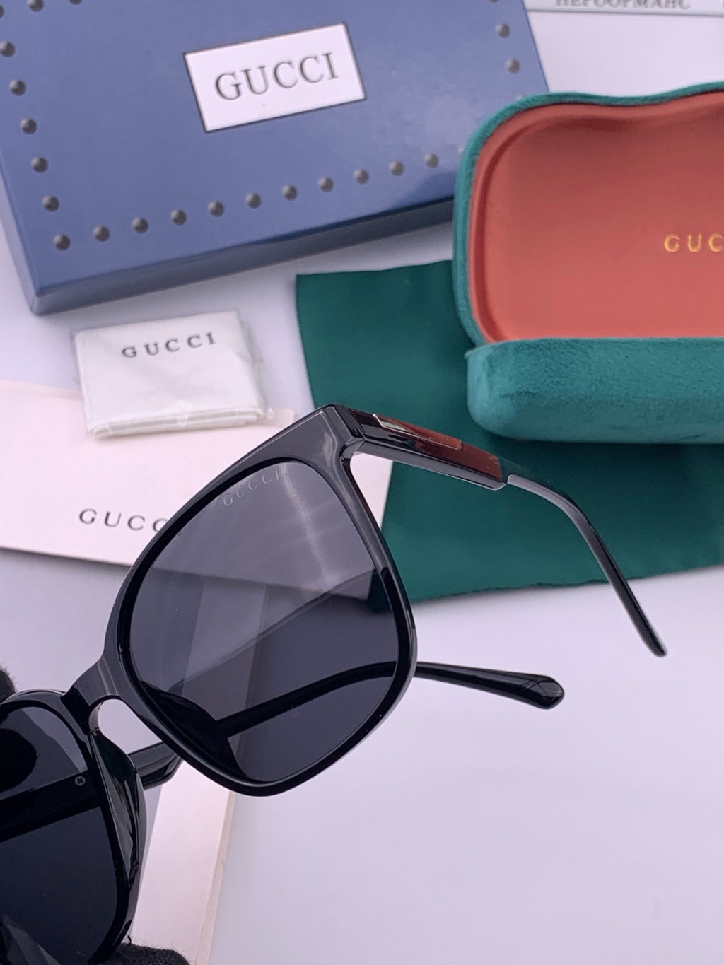 Gucci G92039 Polarized Fashion Gold Lens Sunglasses for Women - 357813 - detail image 5