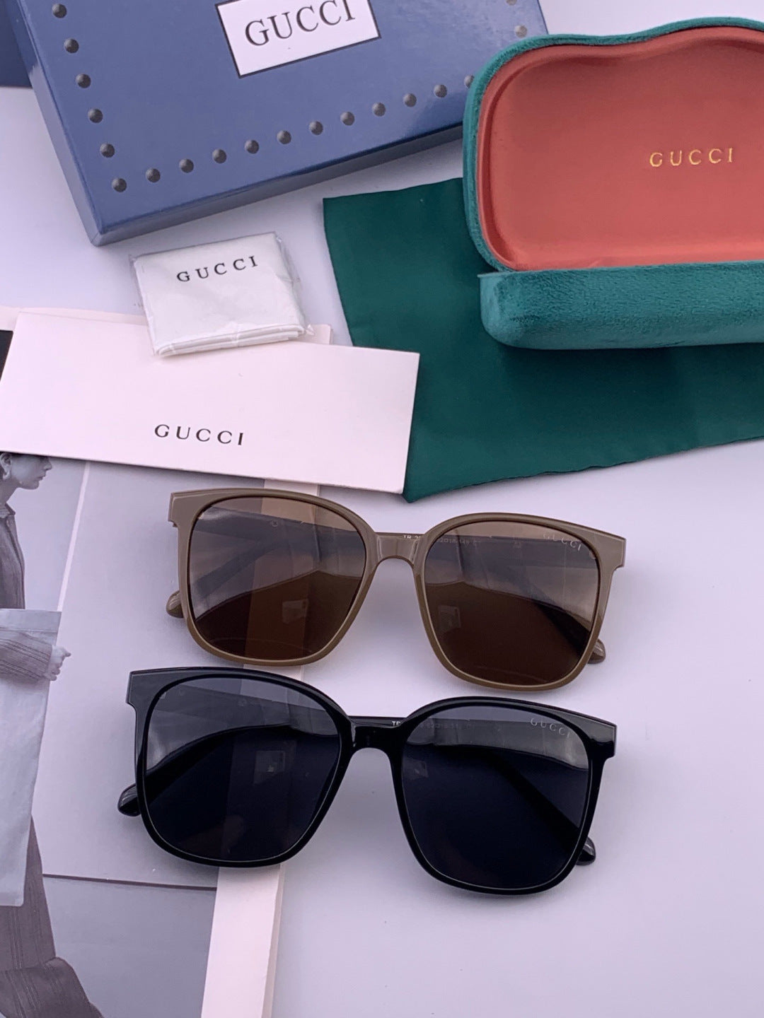 Gucci G92039 Polarized Fashion Gold Lens Sunglasses for Women - 357813 - detail image 7