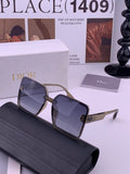Dior CD8226 Polarized Square Gold Lens Sunglasses for Women - 358224