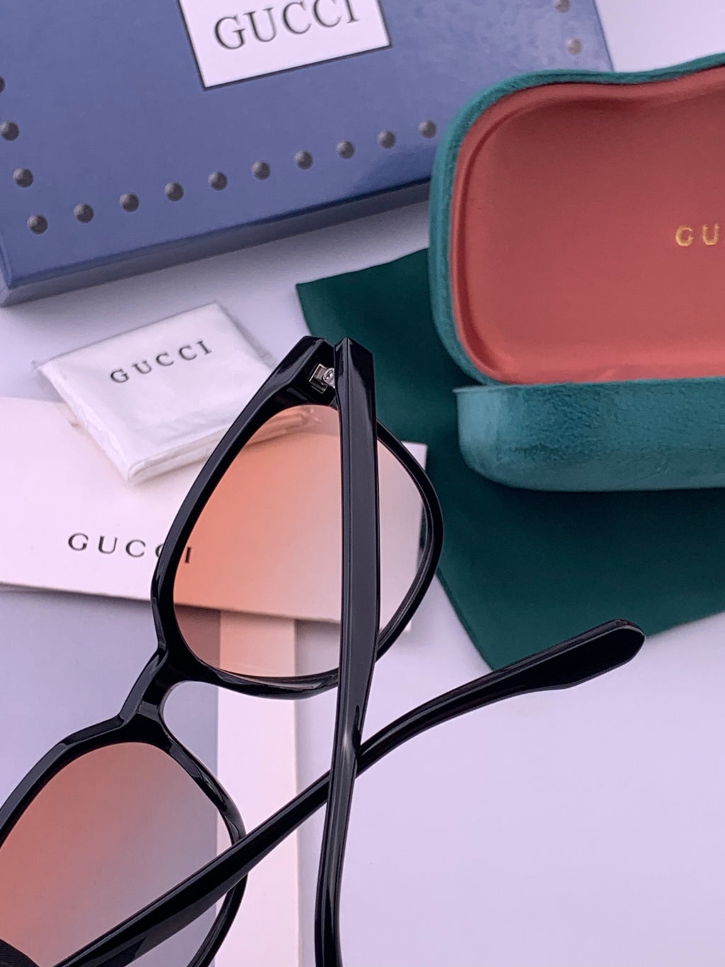 Gucci G268 Round Brown Lens Sunglasses for Men & Women - 357792 - detail image 5