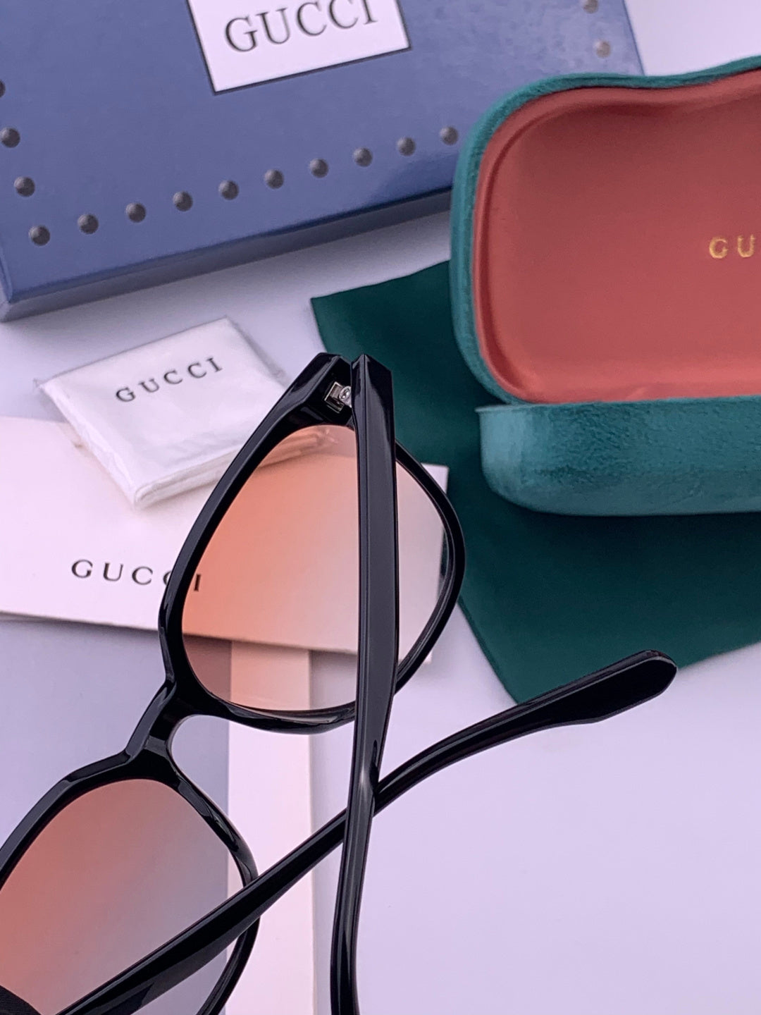 Gucci G268 Round Brown Lens Sunglasses for Men & Women - 357792 - detail image 5