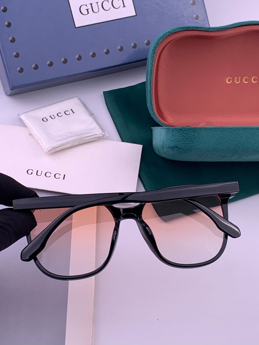 Gucci G268 Round Brown Lens Sunglasses for Men & Women - 357792 - detail image 6