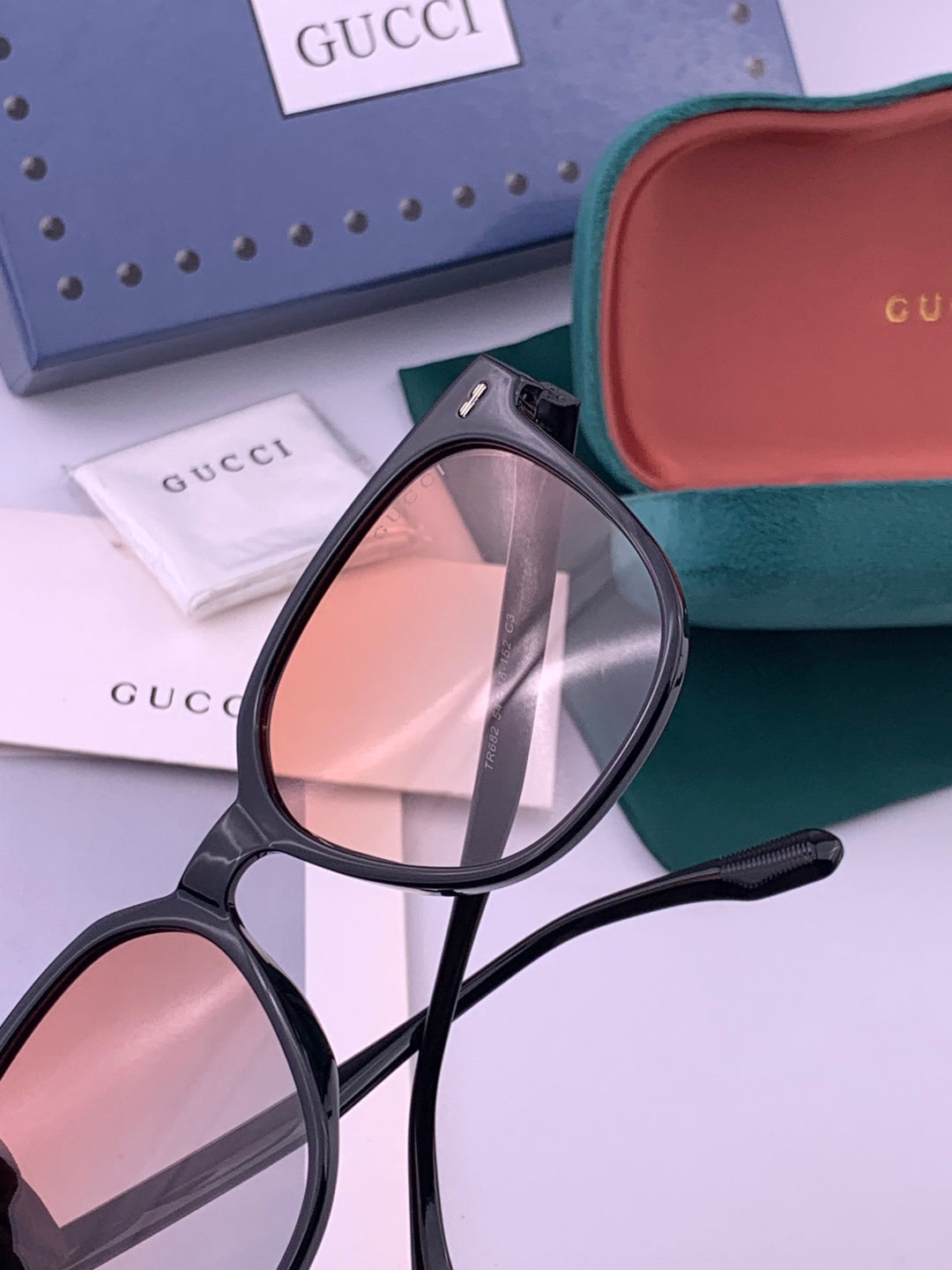 Gucci G268 Round Brown Lens Sunglasses for Men & Women - 357792 - detail image 4