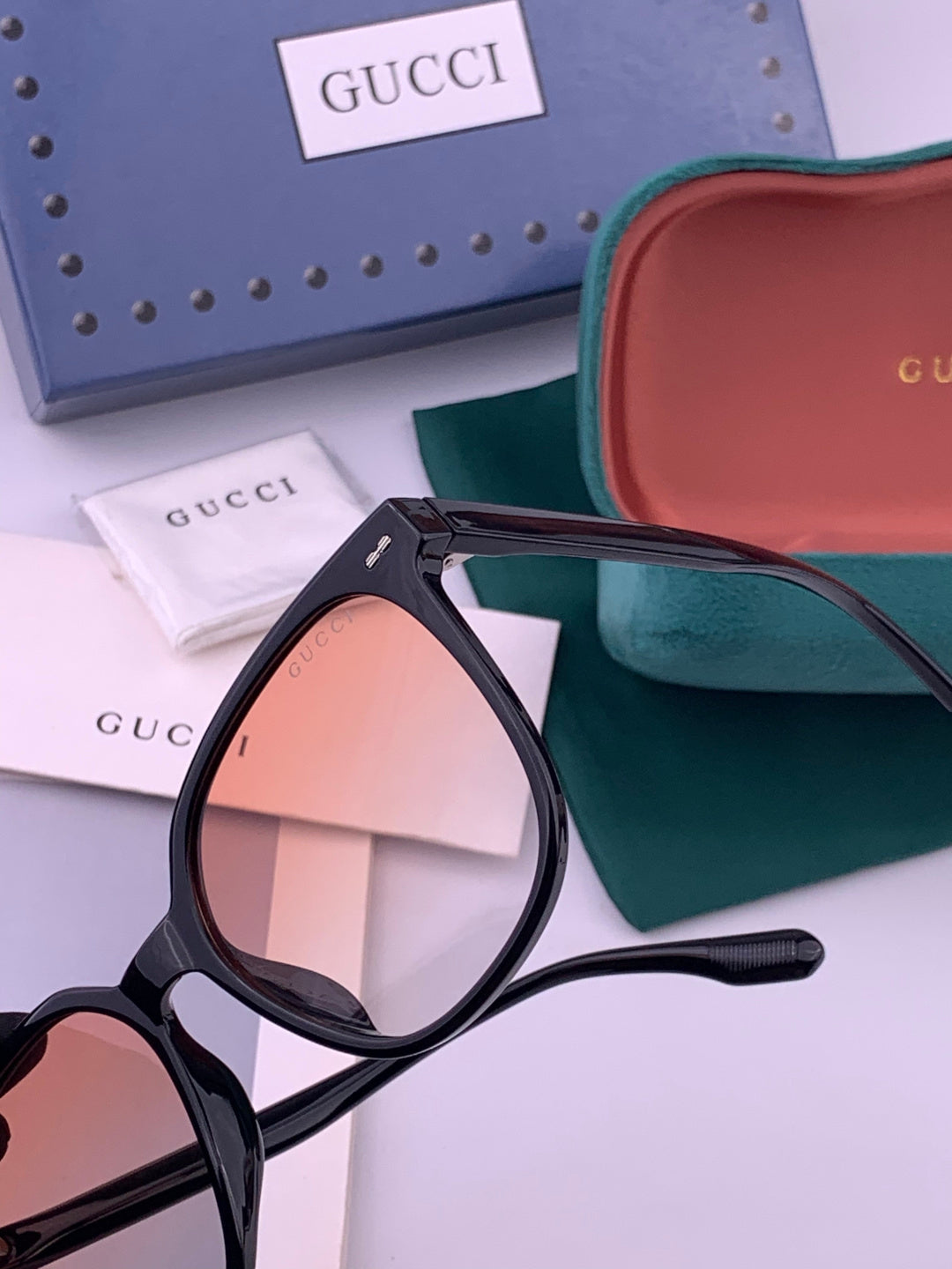 Gucci G268 Round Brown Lens Sunglasses for Men & Women - 357792 - detail image 3