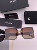 Chanel CH9519 Polarized Square Brown Lens Sunglasses for Women - 358045
